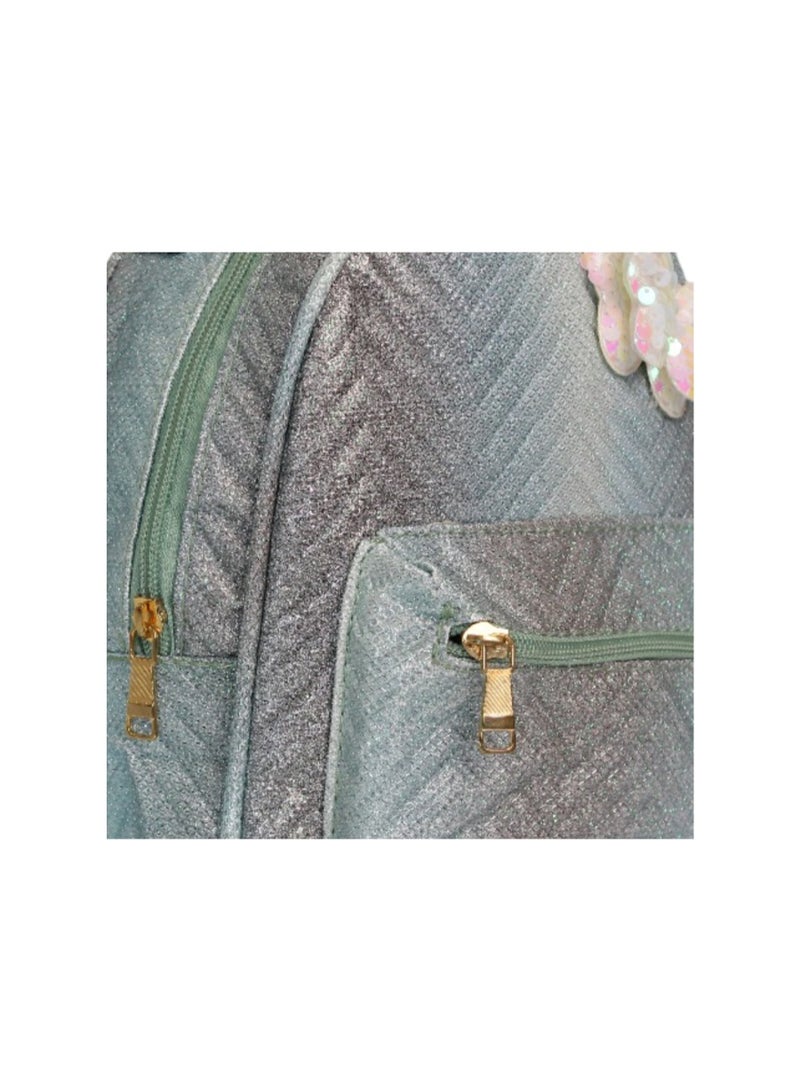 فانسي حقيبة ظهر للبنات - لون نعناعي بتصميم فراشة - Image 3